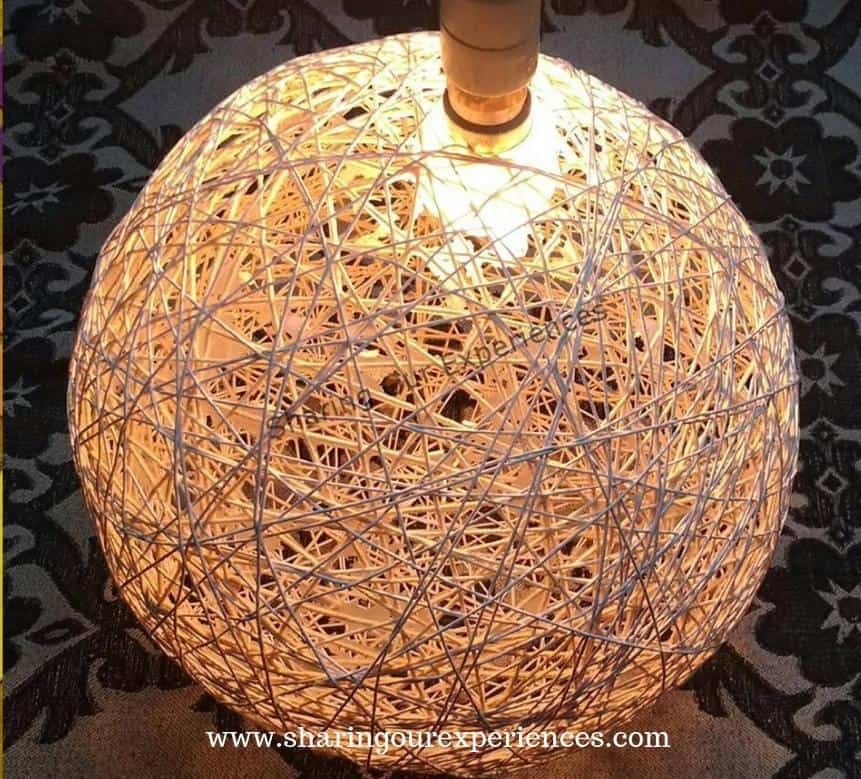 DIY Thread-Lamp