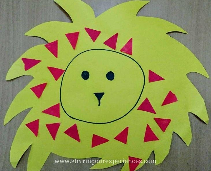 DIY cut and paste activity for toddlers 2