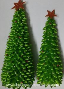 Looped Ribbon DIY Christmas Tree