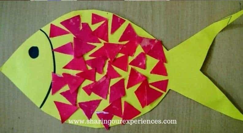 DIY cut and paste activity for toddlers 2