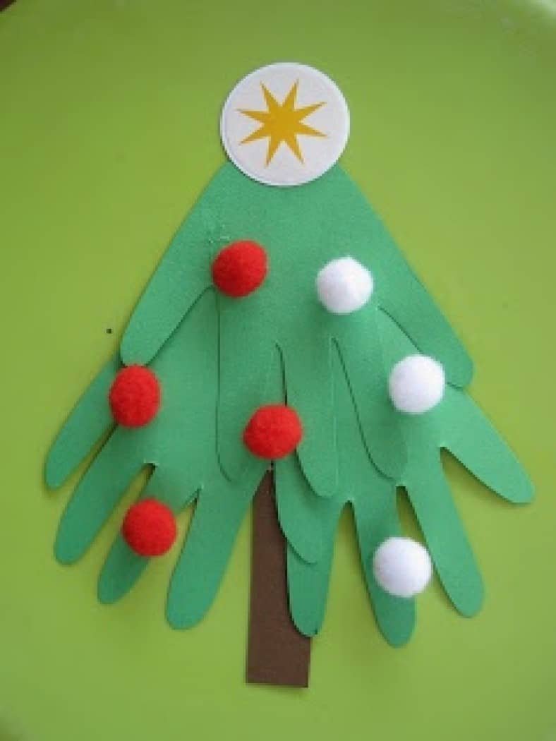 Easy Christmas Tree Crafts Ideas for toddlers and preschoolers