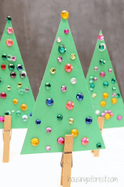 Jeweled Christmas tree