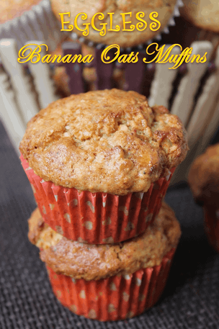 3 Banana Oats Muffins Yummytummy