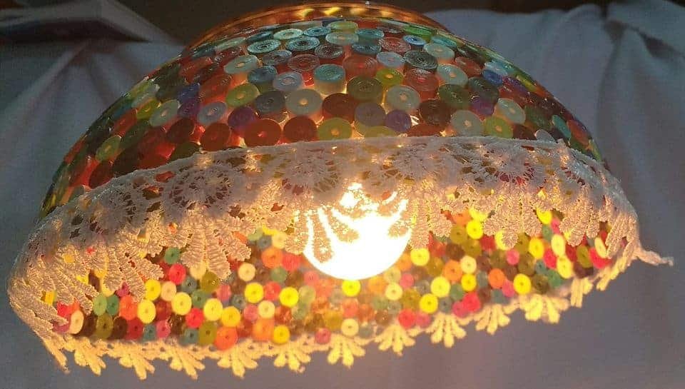 Paper quilling lamp