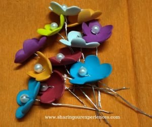 How to make Foam Flowers - Sharing Our Experiences