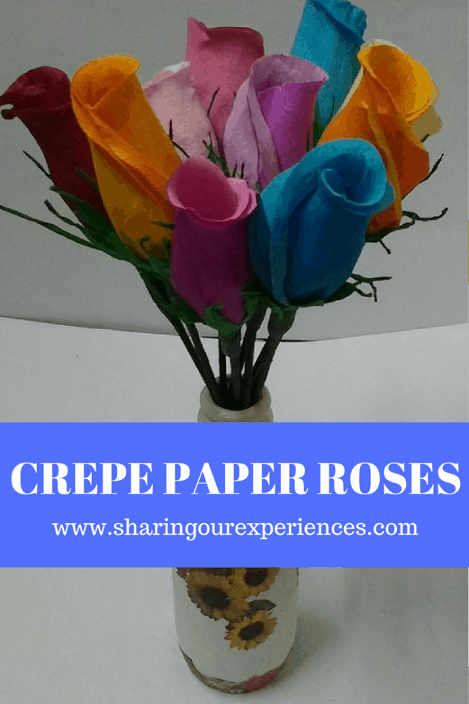 How to make Crepe Paper Rose buds Sharing Our Experiences