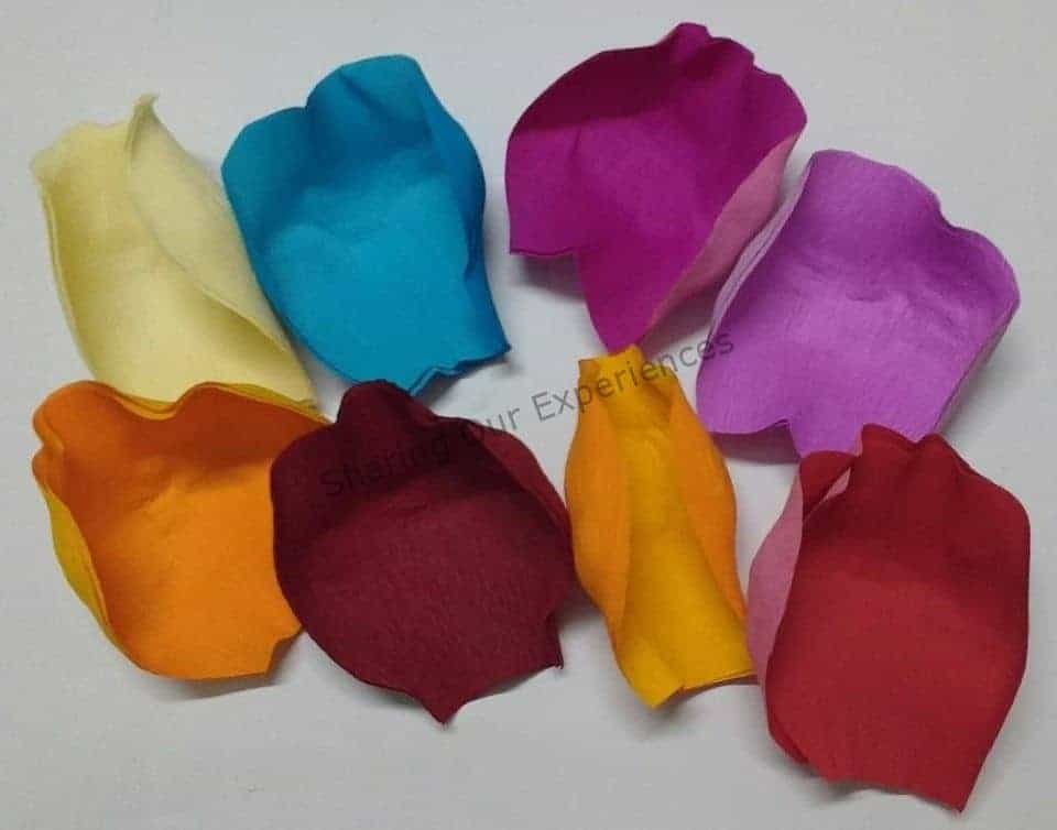 How to make Crepe Paper Rose buds