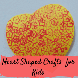 heart shaped crafts for kids