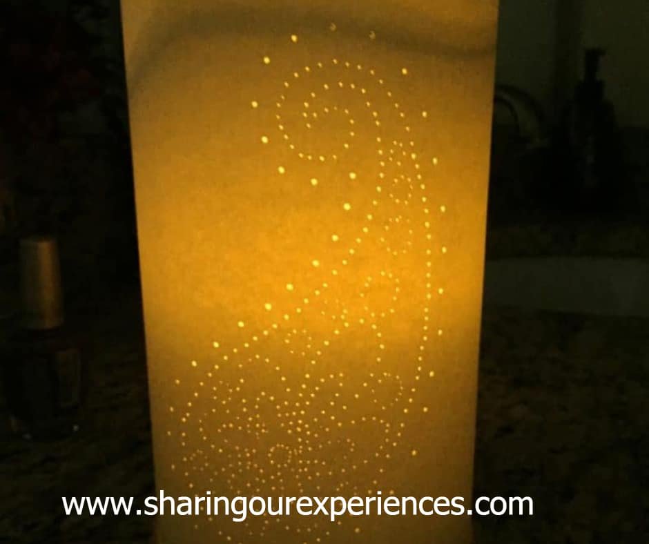 Step by step tutorial on how to make Diwali Luminary