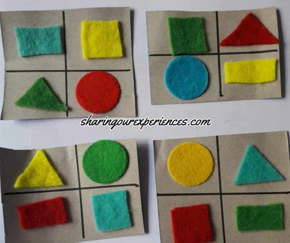 easy Visual Spatial Intelligence activities for preschoolers and toddlers kids