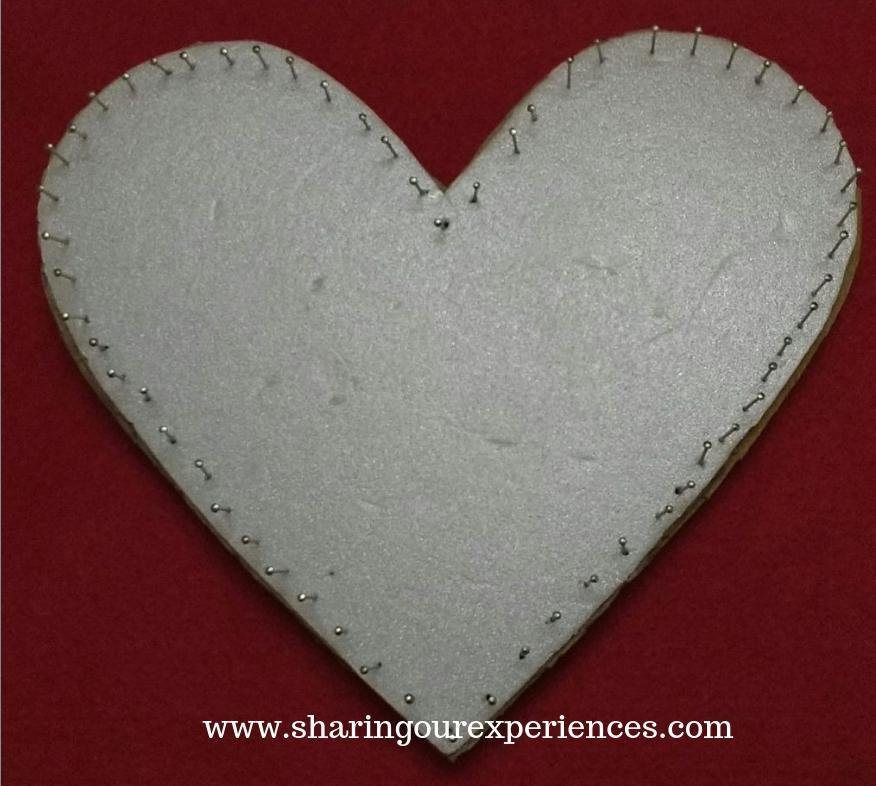 8 heart shaped wall hanging