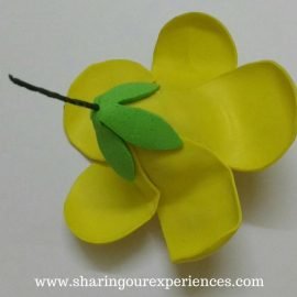 How to make Foam Flowers | Sharing Our Experiences