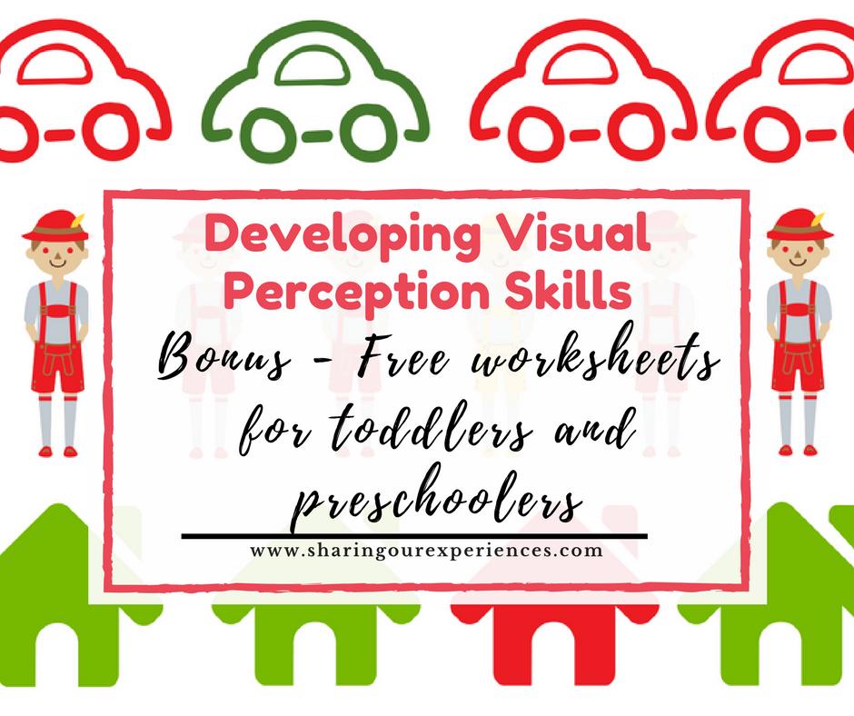 Easy Visual Discrimination Free Worksheets for Toddlers Preschoolers Develop Visual Perception Skills