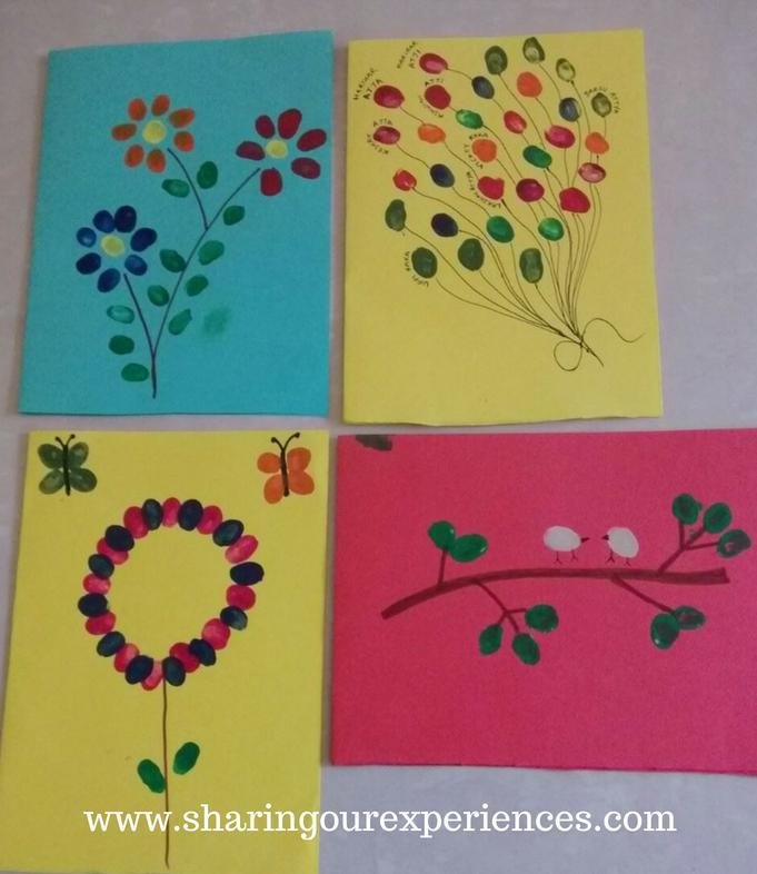 Fingerprint Greeting Card – Activity For Kids