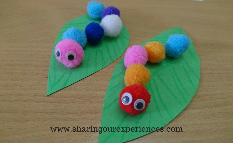 Easy caterpillar craft for kids