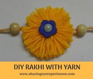 DIY Handmade Yarn Rakhi | Handmade with love #Rakhi #diy #handmade #kidscrafts