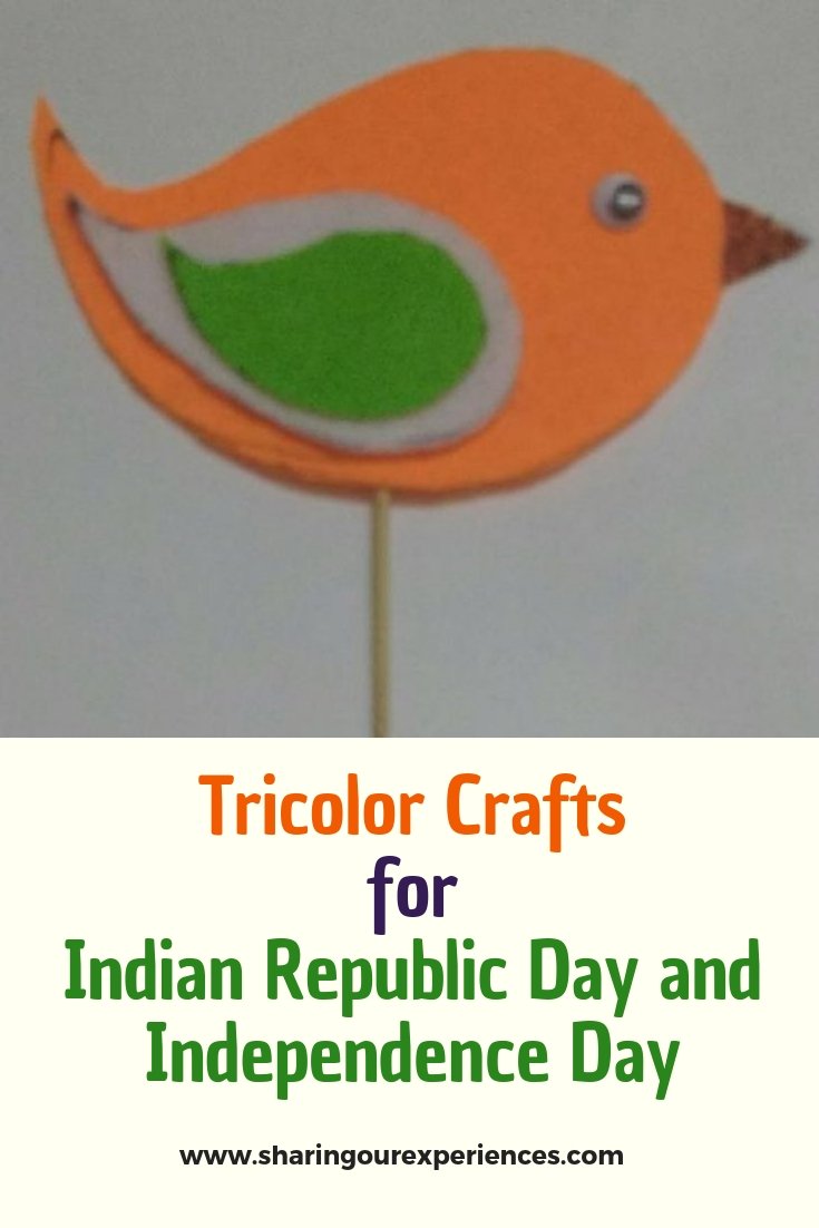 Tricolor Bird for Republic/Independence day