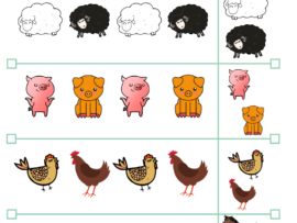 Precshool Farm animals activities pack