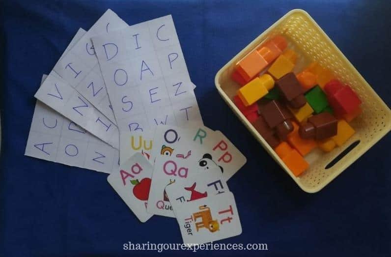 Alphabet Flash Card Activities and games for kids