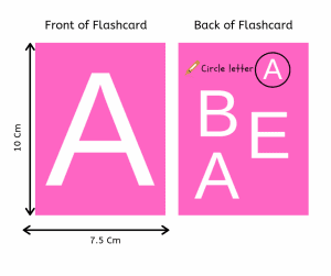 Montessori capital alphabets flash cards with resuable activities