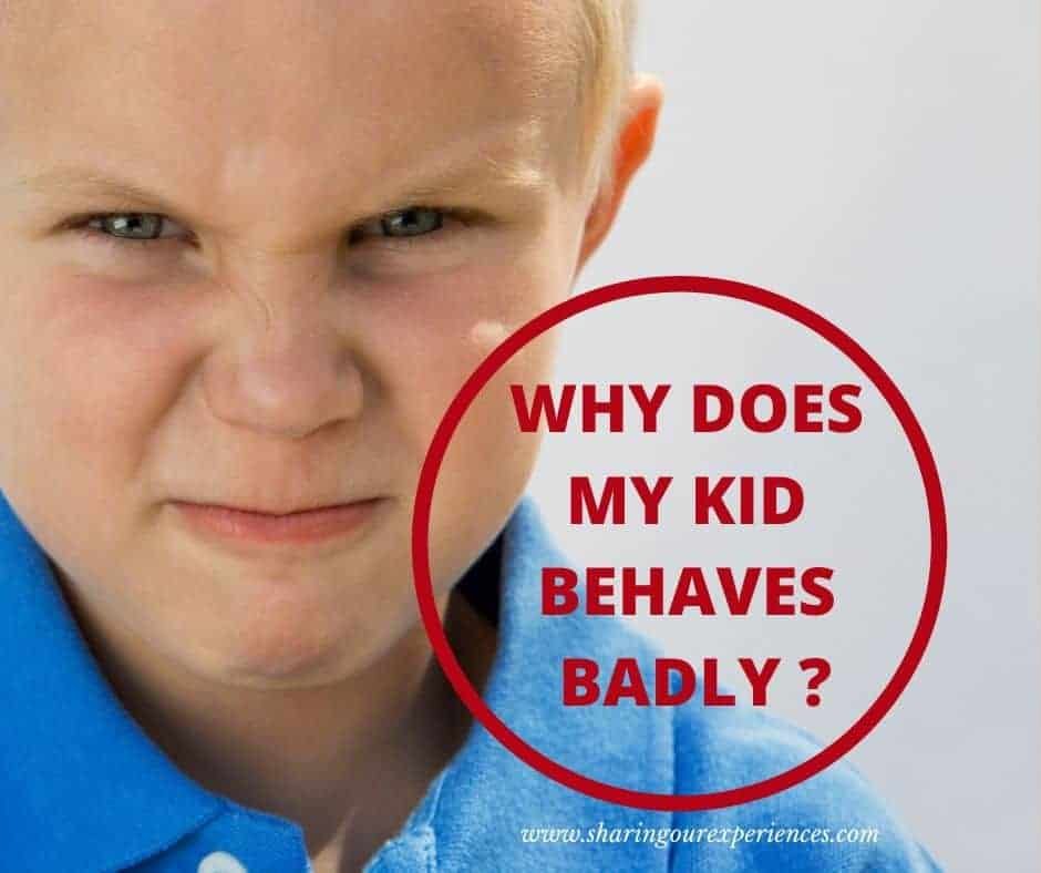 why does my kid behave badly