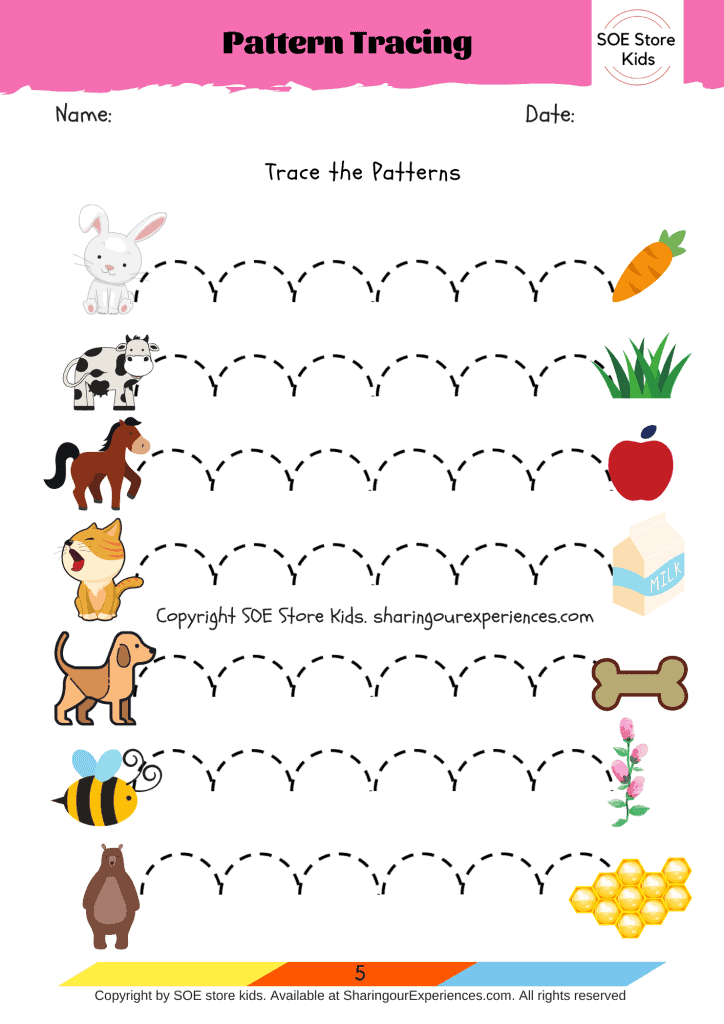 Pre writing worksheets pdf for toddlers and preschoolers | Sharing Our