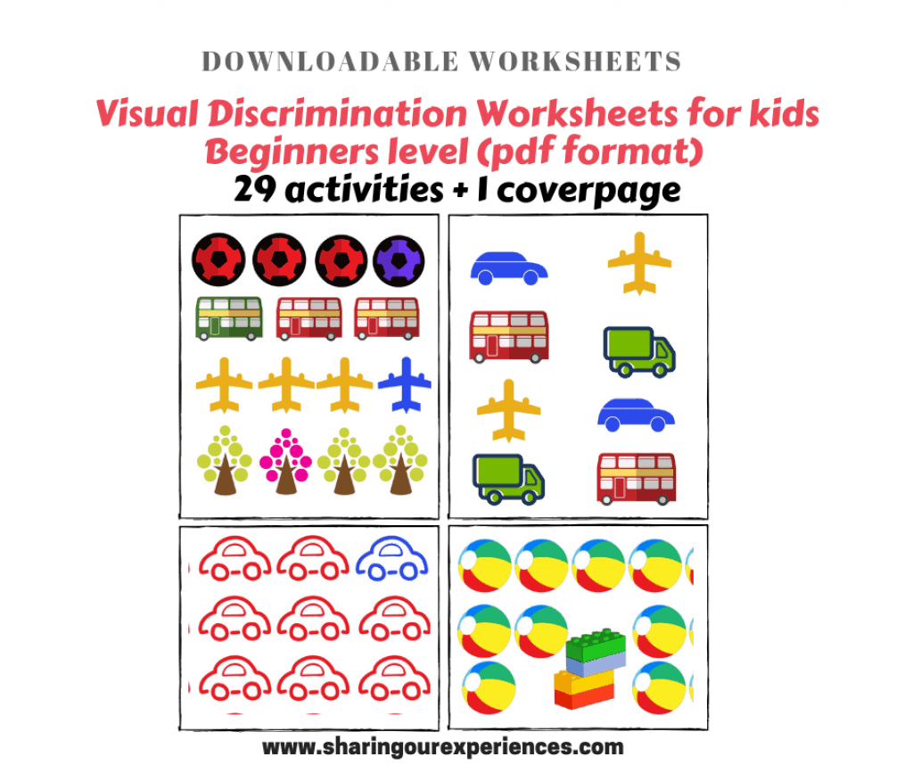 Visual Discrimination Worksheets For Toddlers Preschoolers PDF Visual discrimination worksheets for toddlers preschoolers pdf