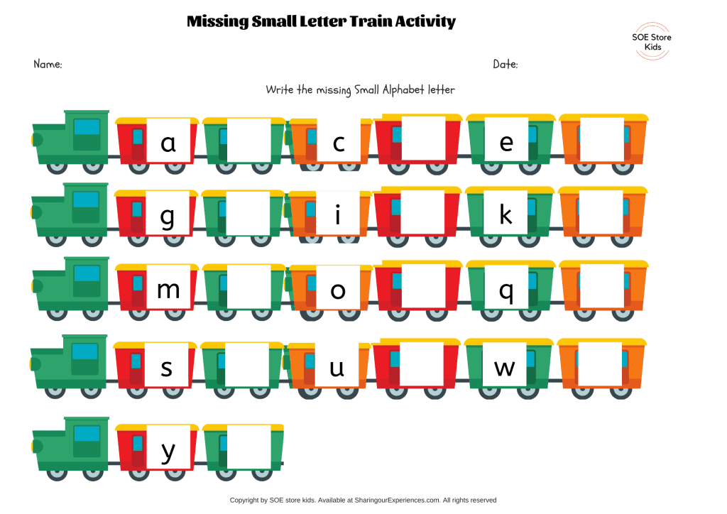 free missing letter worksheets for kids teach letter sequencing for