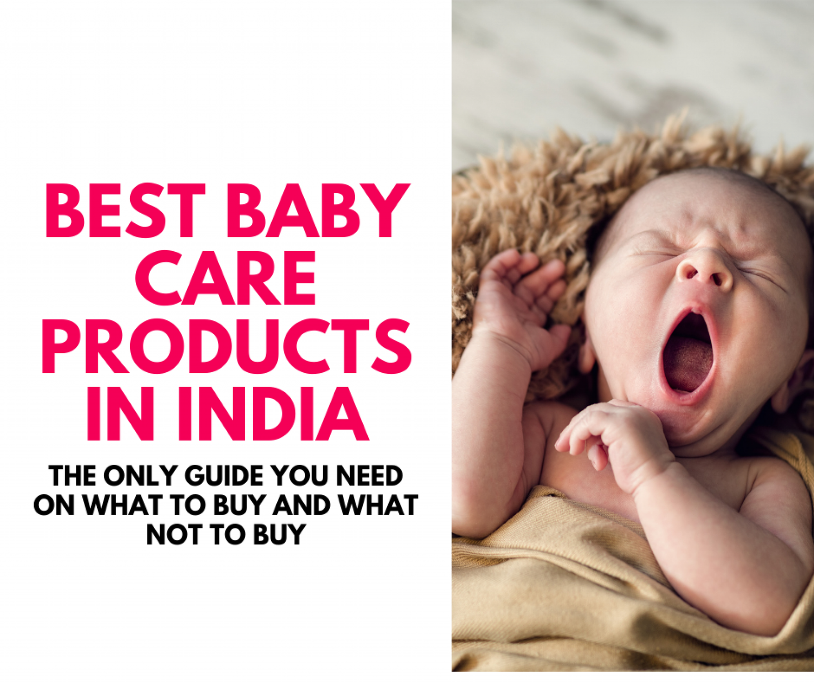 Best Baby care products for newborns in India (honest reviews from moms