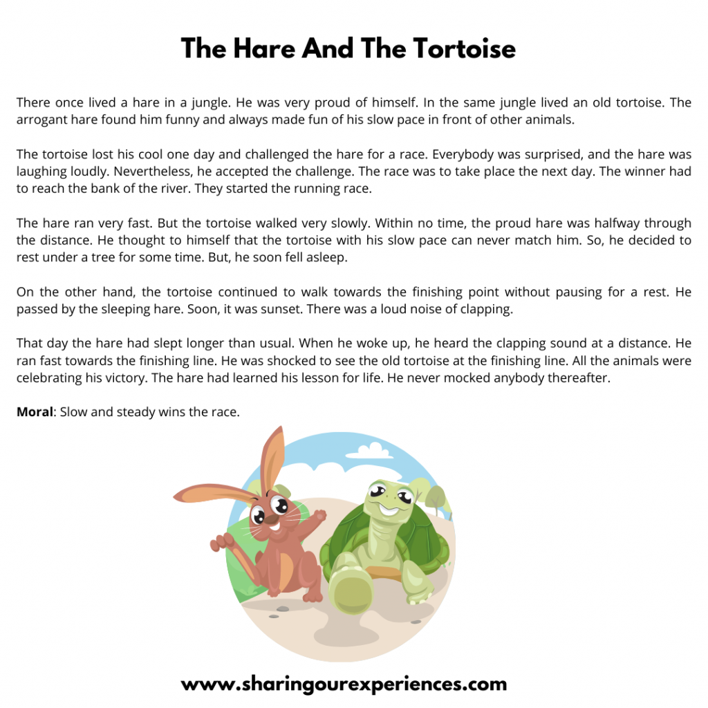 Most Popular Bedtime Stories For Kids- The Hare And The Tortoise.