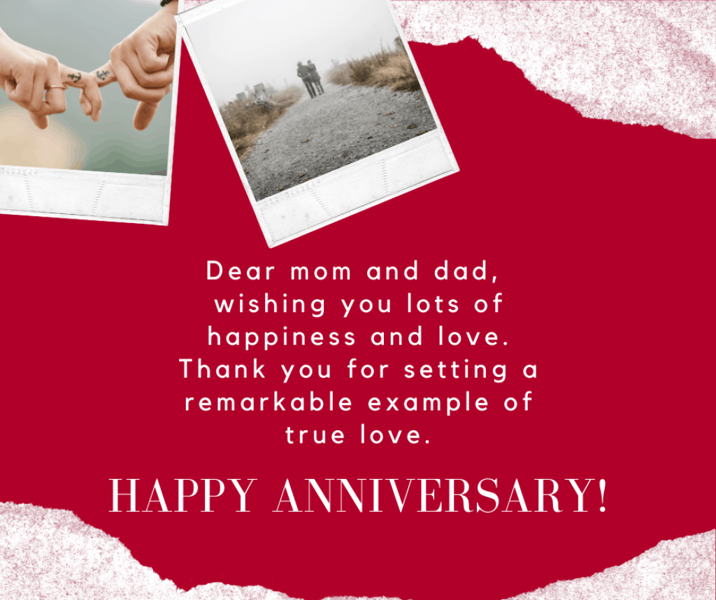 Wedding Anniversary Wishes for Parents