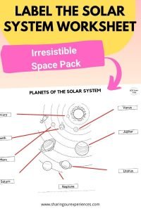 Label the solar system worksheet