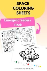 SPACE coloring sHEETS