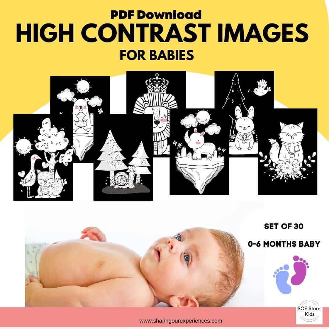 High contrast images for babies