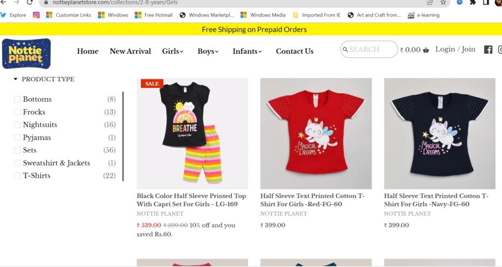 best sites for baby girls for clothes
