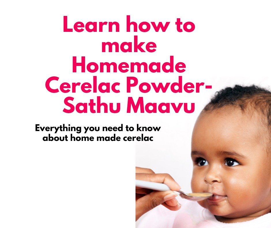 homemade cerelac recipe baby food