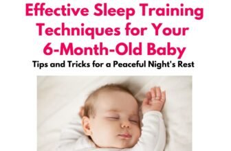 Sleep training 6 month old