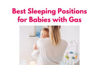 best sleeping position for babies with gas