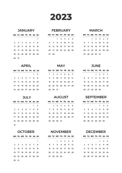 Get Organized with a Free 2023 Calendar Printable PDF - Sharing Our