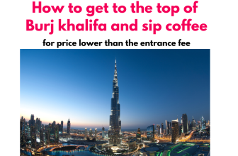 How to get to the top of Burj khalifa for cheap