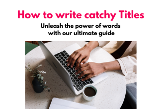 How to write catchy Titles