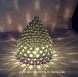 DIY Candle Stand from Marbles and an Old CD