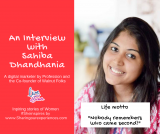 Meet Sahiba Dhandhania – A digital marketer by Profession and the Co-founder of Walnut Folks