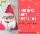 DIY Christmas Santa With Paper craft