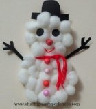 Super easy Christmas Snowman Craft for kids
