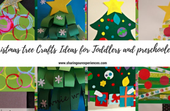 Easy Christmas Tree Crafts Ideas for toddlers and preschoolers