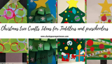 Easy Christmas Tree Crafts Ideas for toddlers and preschoolers