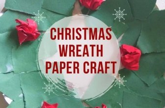 Super Easy DIY Paper Plate Christmas Wreath for Kids