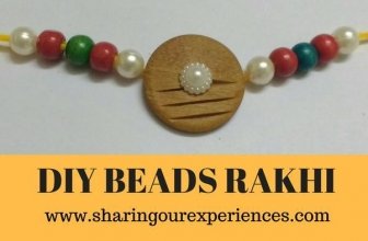 Wooden Bead Rakhi for Big brothers | Easy and fun Rakhi craft #Kidscrafts #DIY #HandmadeRakhi