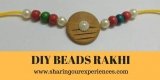 Wooden Bead Rakhi for Big brothers | Easy and fun Rakhi craft